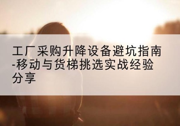 弥渡移动式升降机怎么选-工厂采购升降设备避坑指南-移动与货梯挑选实战经验分享